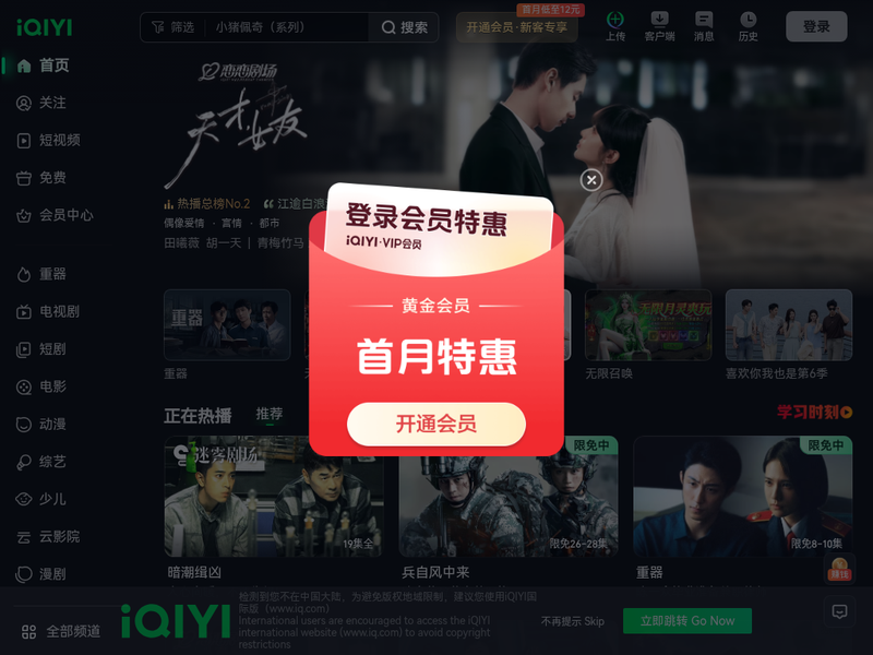 爱奇艺-站点缩略图